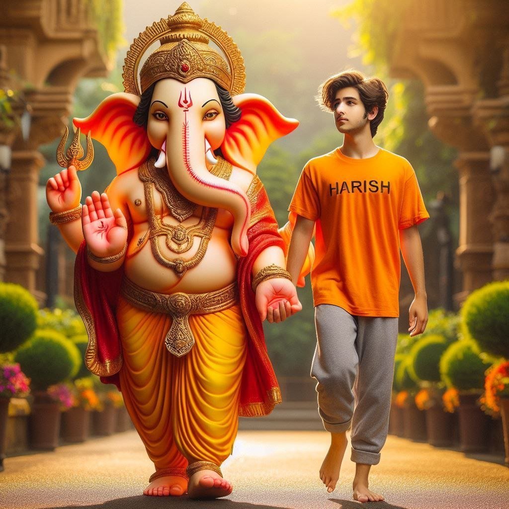 ganapati bapa ai photo