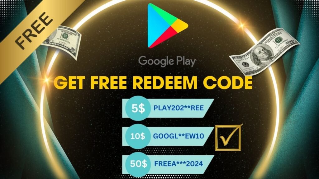 Google Play Gift Card Free Redeem Code 2025 - CG Prompts