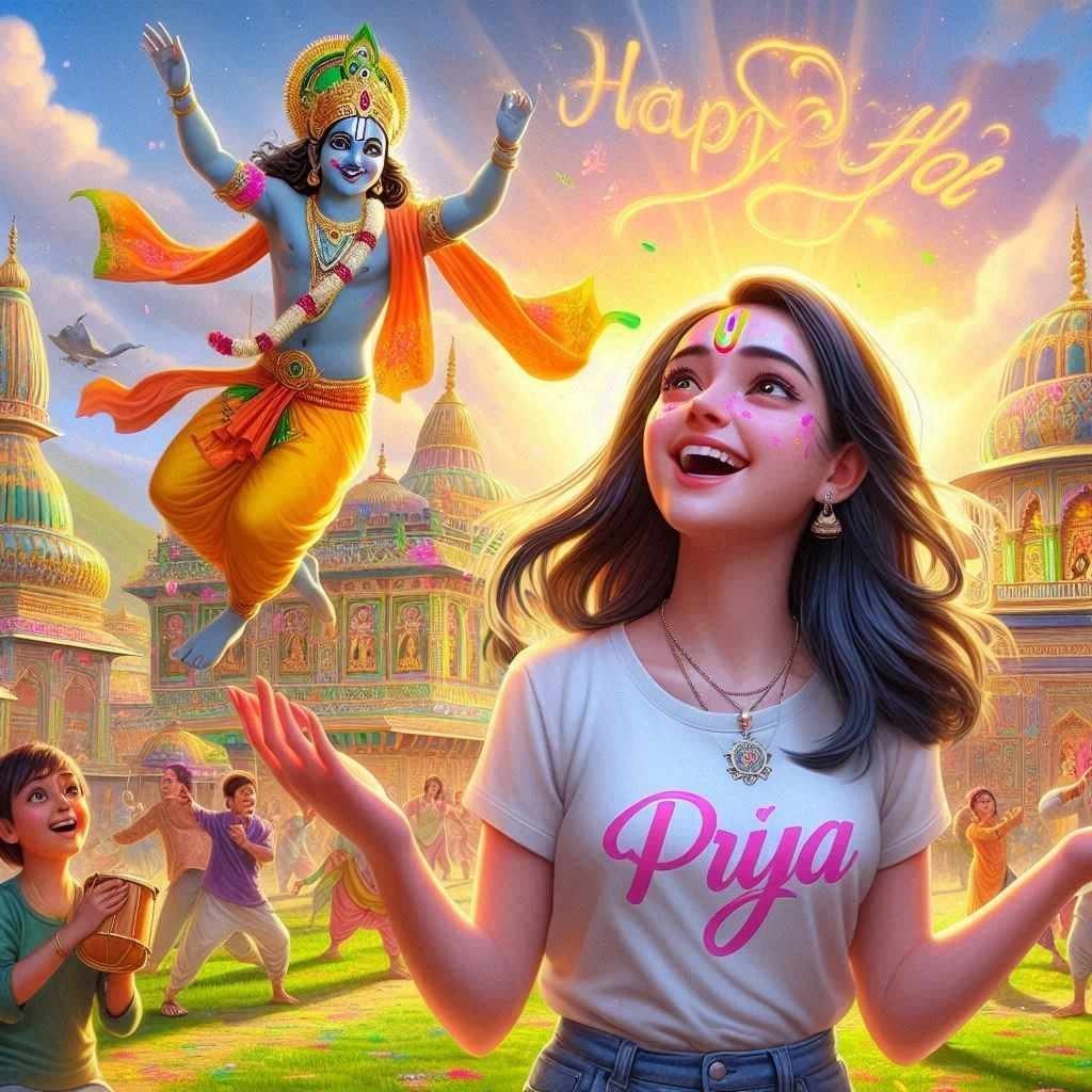 Holi Photo Editing Prompts For Girls