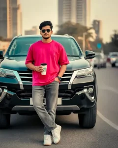 Google Gemini Boys Realistic Car AI Photo Editing Prompt 2025