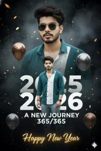 Happy New Year 2026 AI photo editing prompts Google Gemini