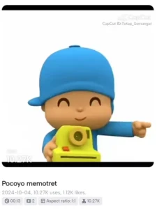 pokoin capcut template link