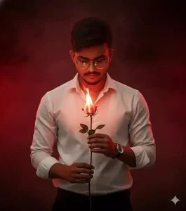 Trending Google Gemini Boys Rose in Hand AI Photo Editing Prompts (2)